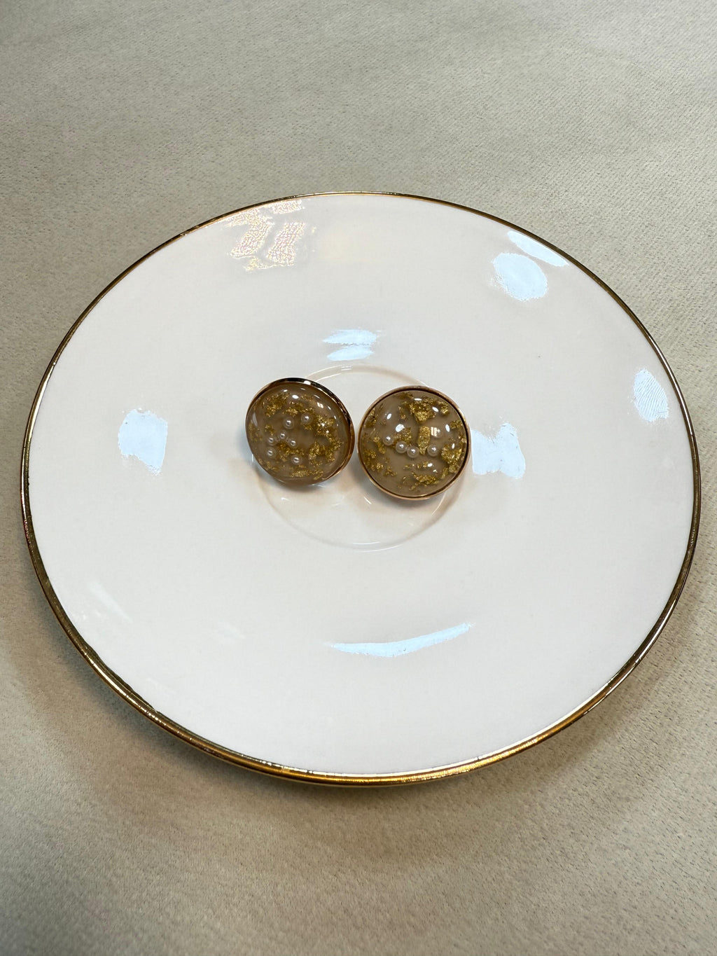 Resin Bling Stud earings